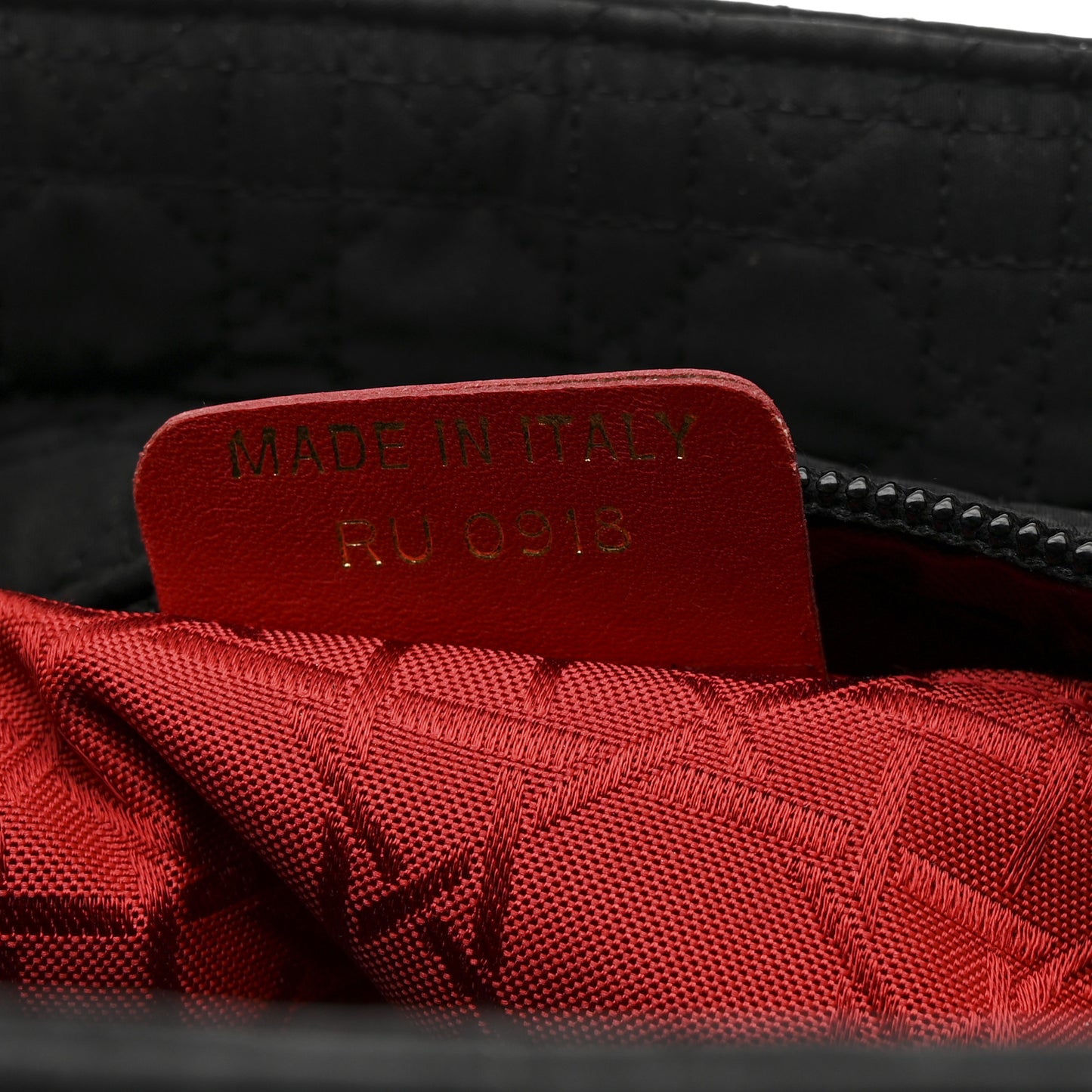 Nylon Cannage Large Lady Dior Black