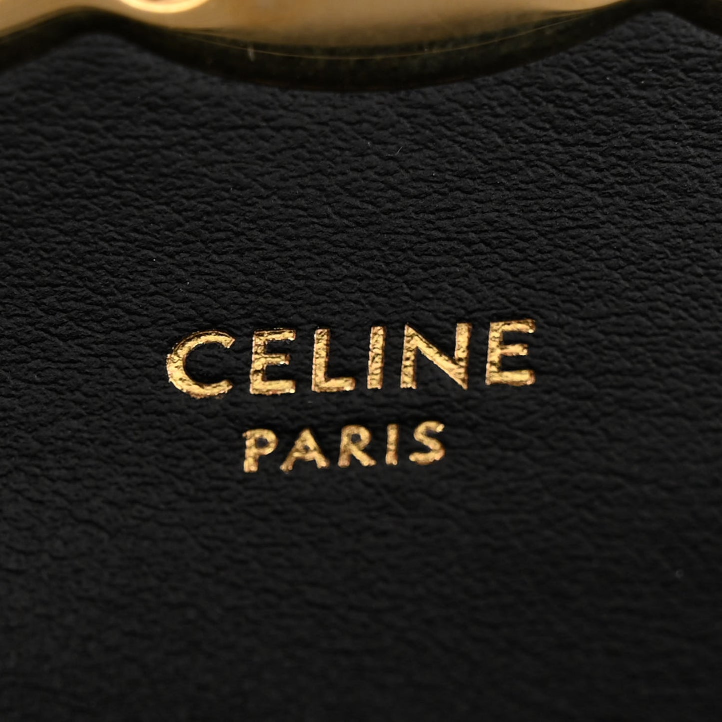 Shiny Calfskin Mini Triomphe Black