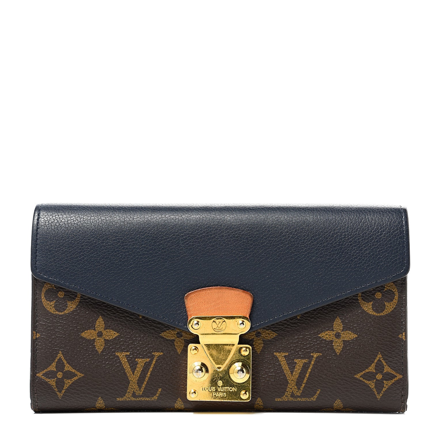 Louis Vuitton Monogram Pallas Wallet Blue Marine 1 of 5