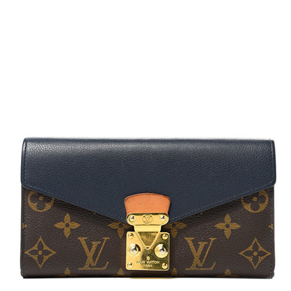Louis Vuitton Monogram Pallas Wallet Blue Marine 1 of 5