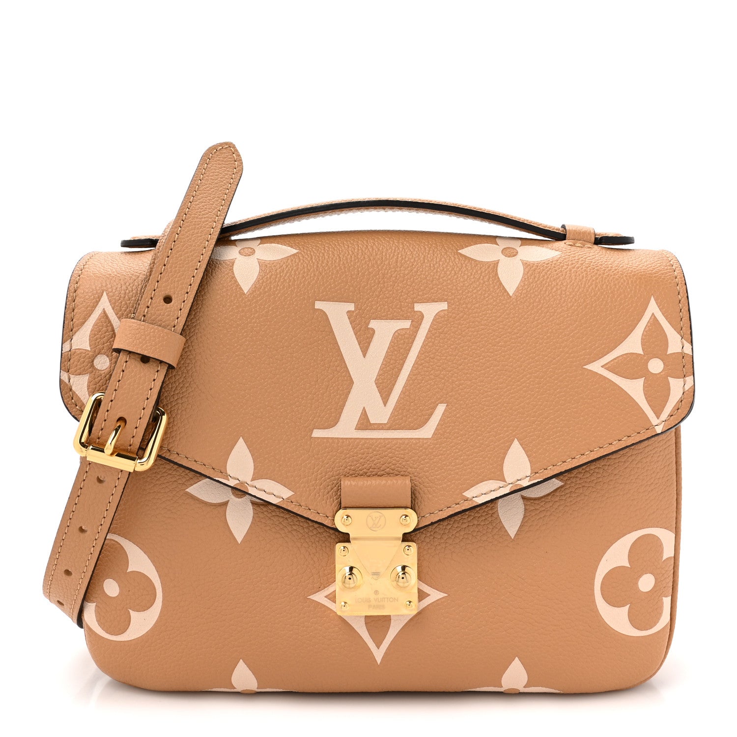 Louis Vuitton Empreinte Monogram Giant Pochette Metis Arizona Beige 1 of 10