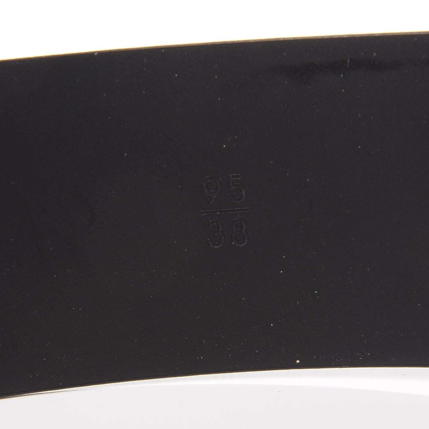 Chanel Patent Calfskin Belt 95 38 Black 5 of 9