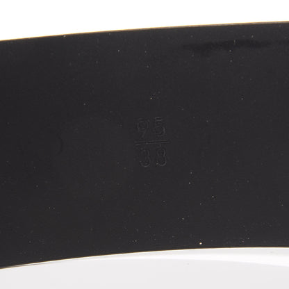 Chanel Patent Calfskin Belt 95 38 Black 5 of 9