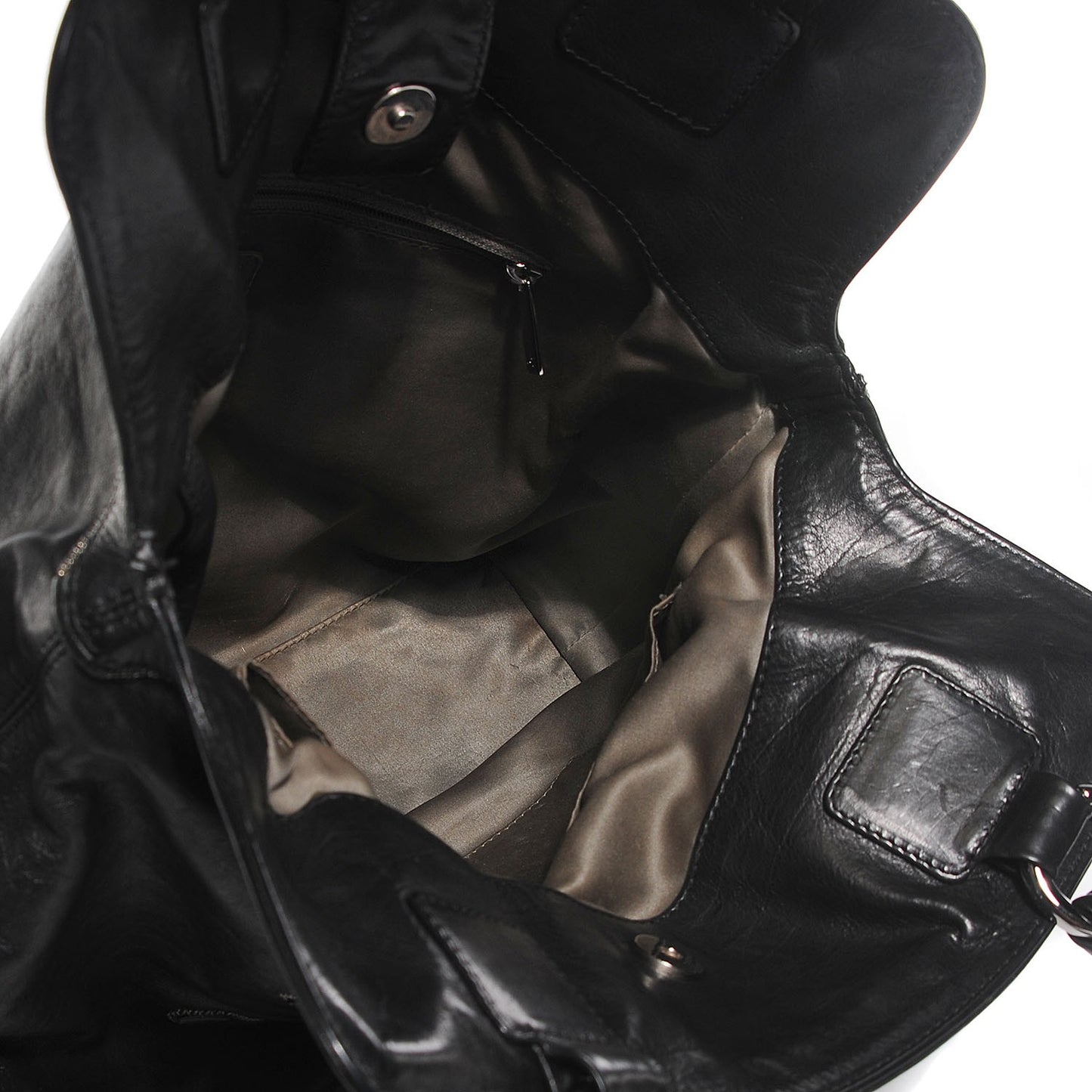 Calfskin Soho CC Shopper Tote Black