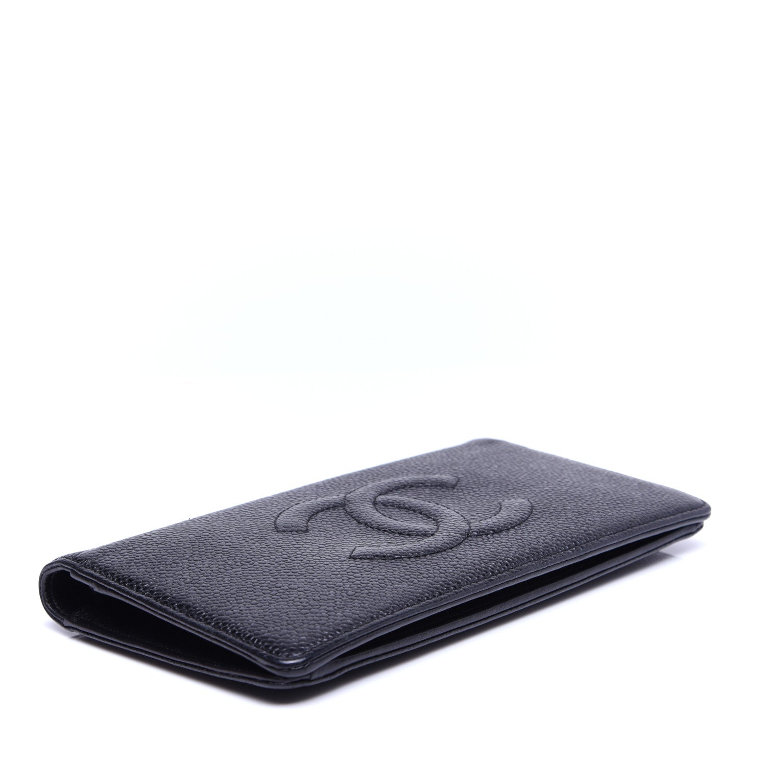 Chanel Caviar Timeless CC Yen Wallet Black 4 of 12
