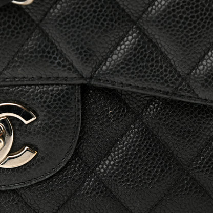 Chanel Caviar Quilted Jumbo Single Flap Black 14 of 14