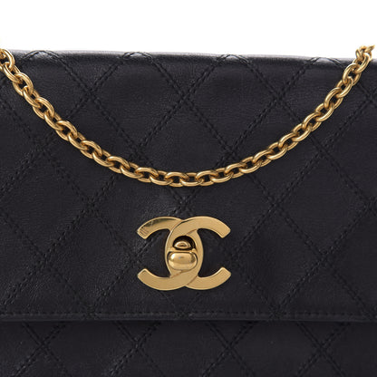 Chanel Lambskin Diamond Stitch Crossbody Black 10 of 10