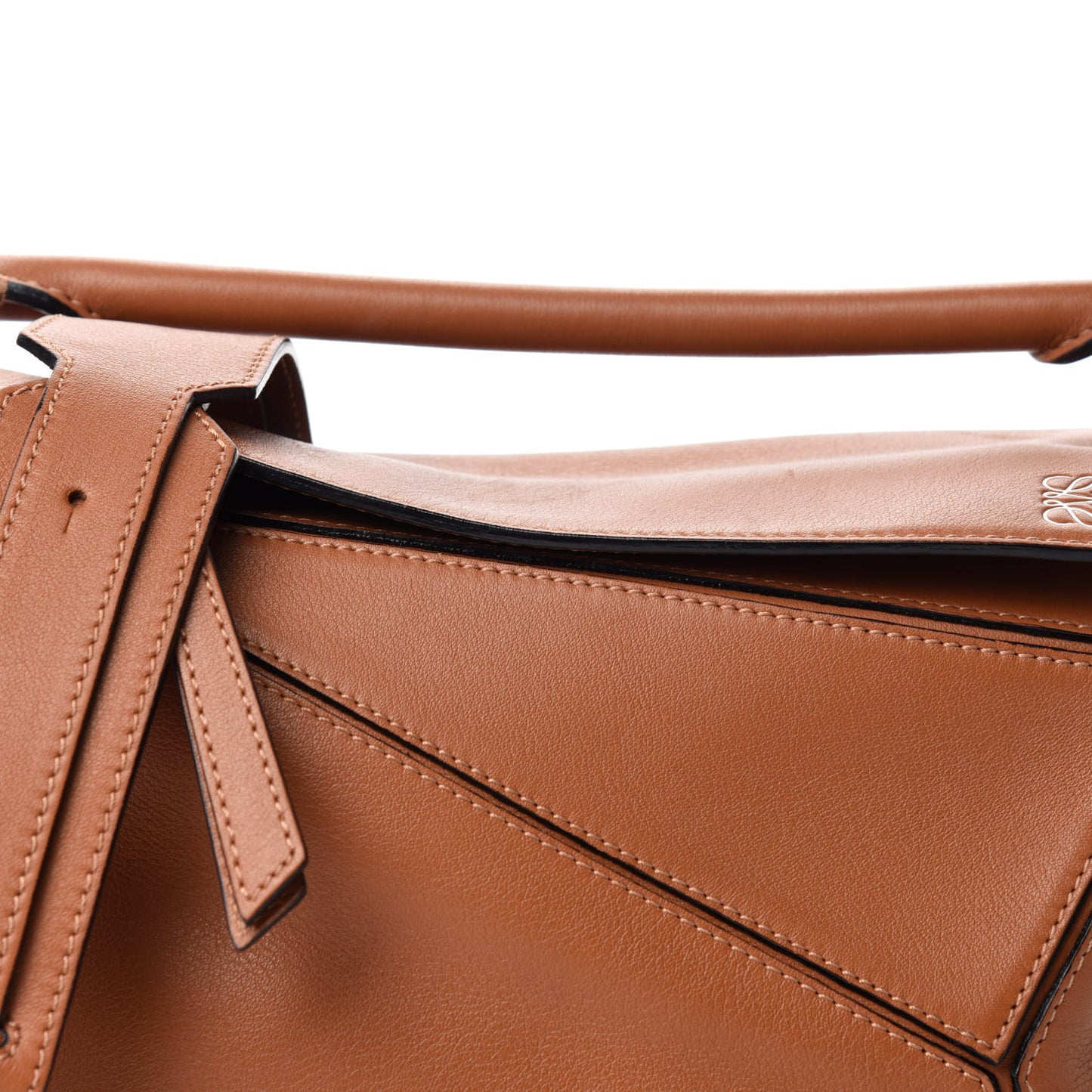 Calfskin Small Puzzle Bag Tan