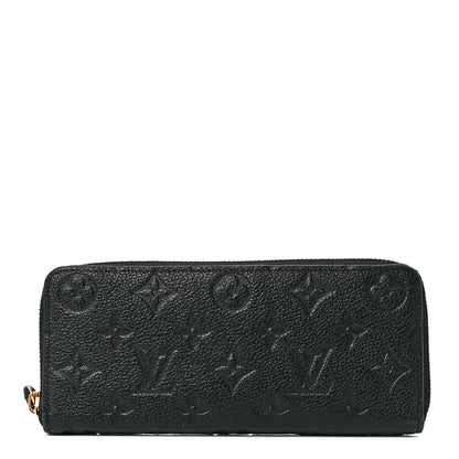 Louis Vuitton Empreinte Clemence Wallet Black 1 of 10
