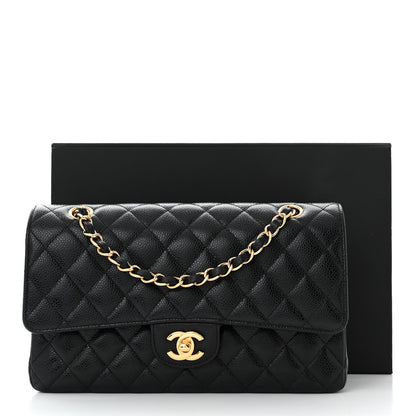 Chanel Caviar Quilted Medium Double Flap Black 11 of 11