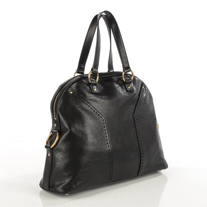 Saint Laurent Calfskin Oversized Muse Black 4 of 10