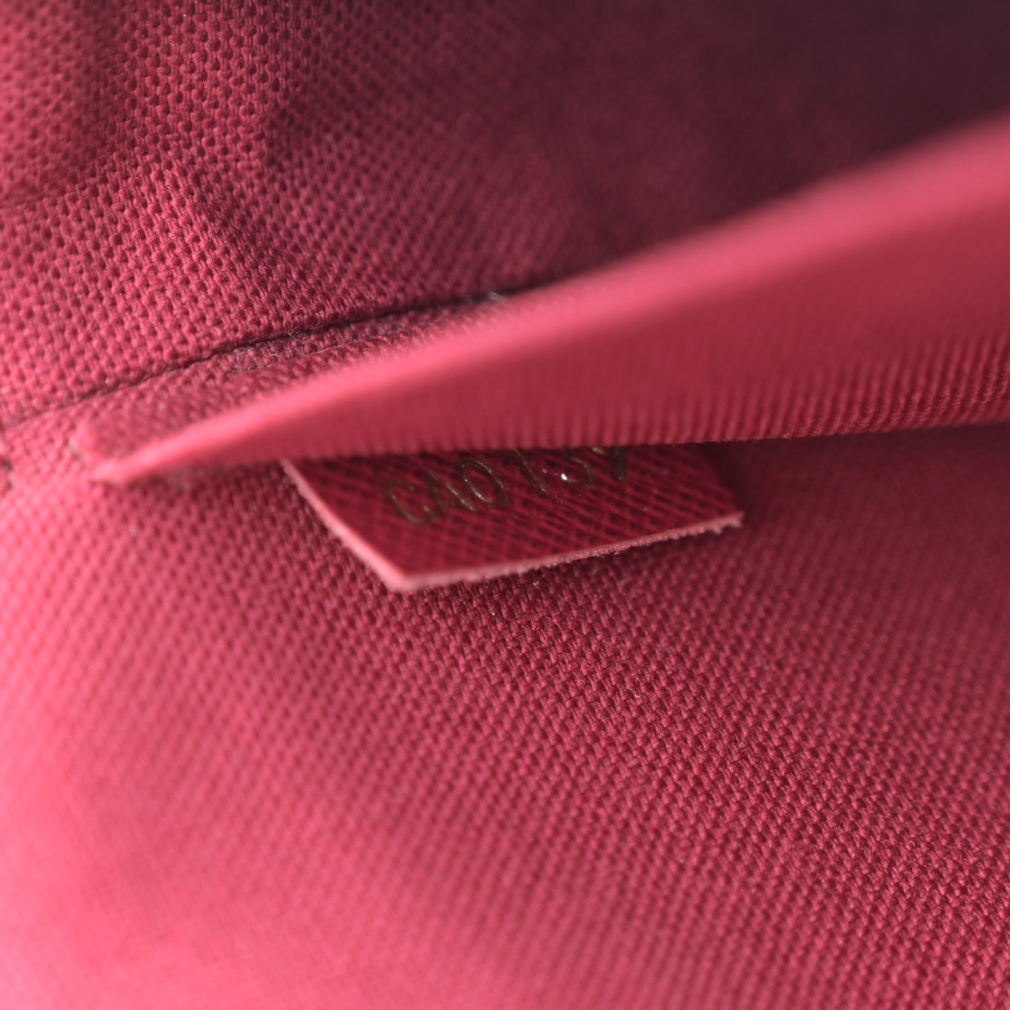 Monogram Pochette Felicie Chain Wallet Fuchsia