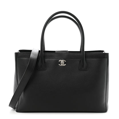 Chanel Calfskin Cerf Executive Shopper Tote Black 1 of 12