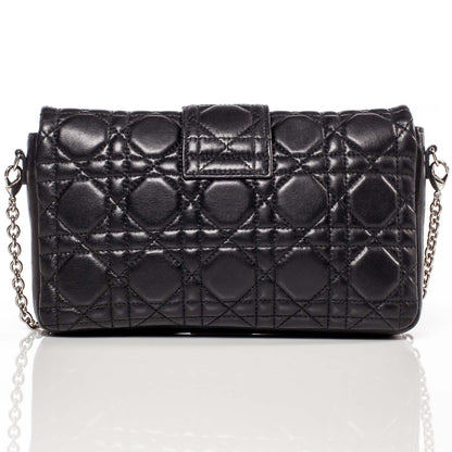 Christian Dior Lambskin Cannage New Lock Pouch Black 3 of 8