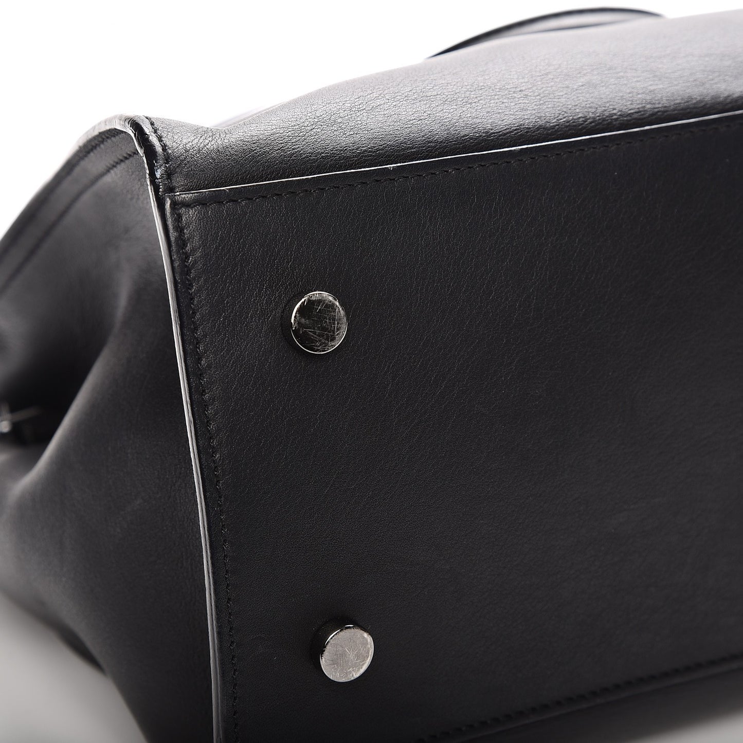 Smooth Calfskin Small Monogram Cabas Black