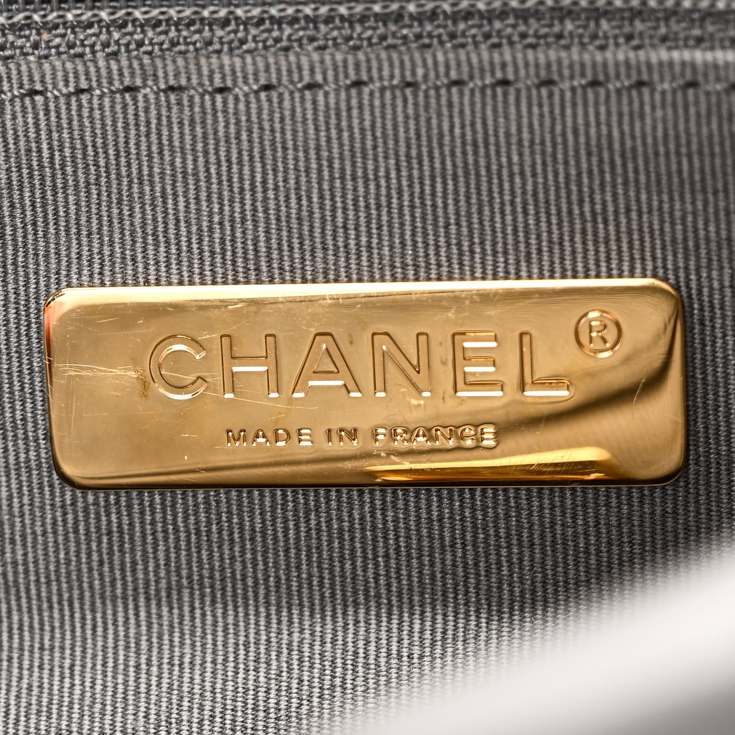 Lambskin Quilted Medium Chanel 19 Flap Grey