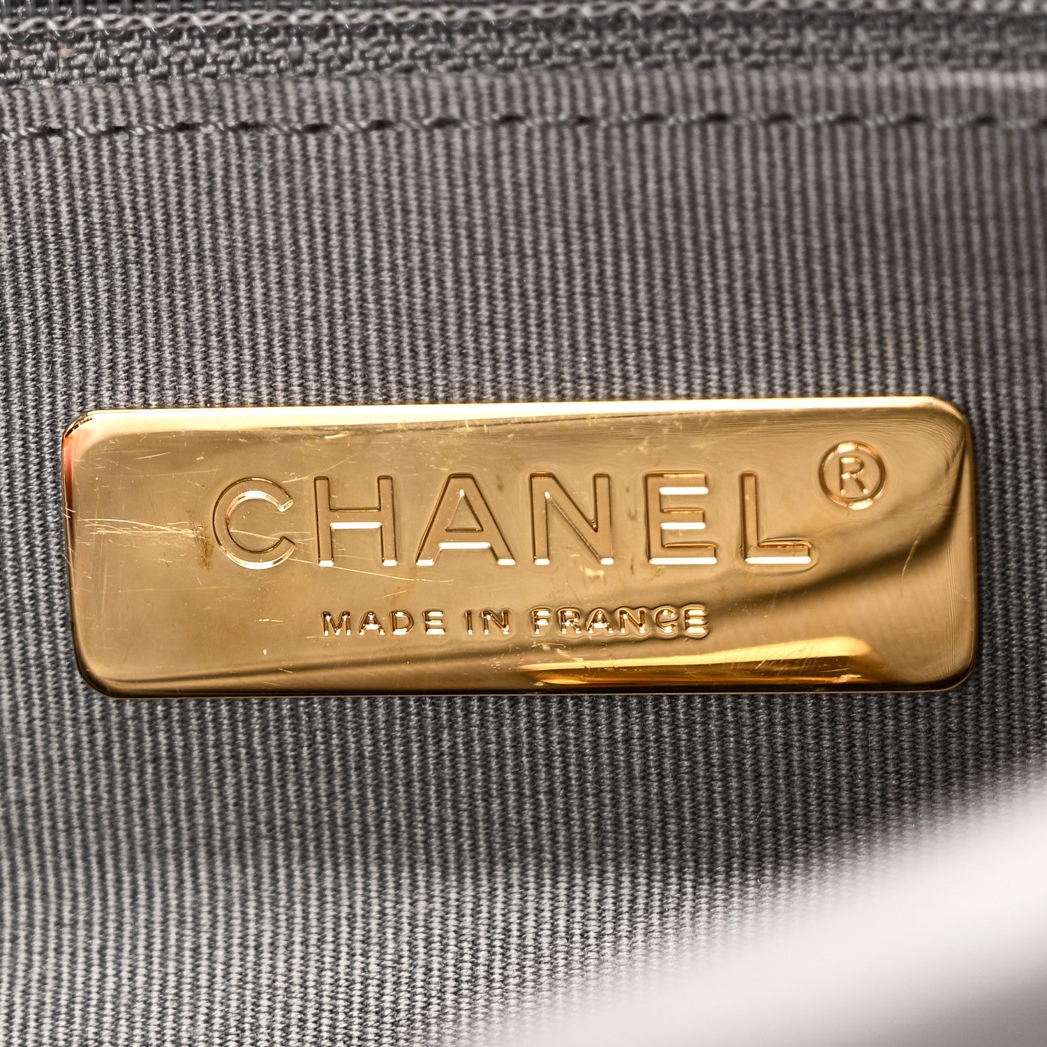 Chanel Lambskin Quilted Medium Chanel 19 Flap Grey 5 of 9