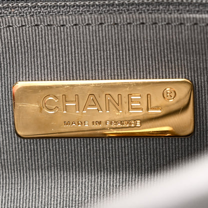 Chanel Lambskin Quilted Medium Chanel 19 Flap Grey 5 of 9