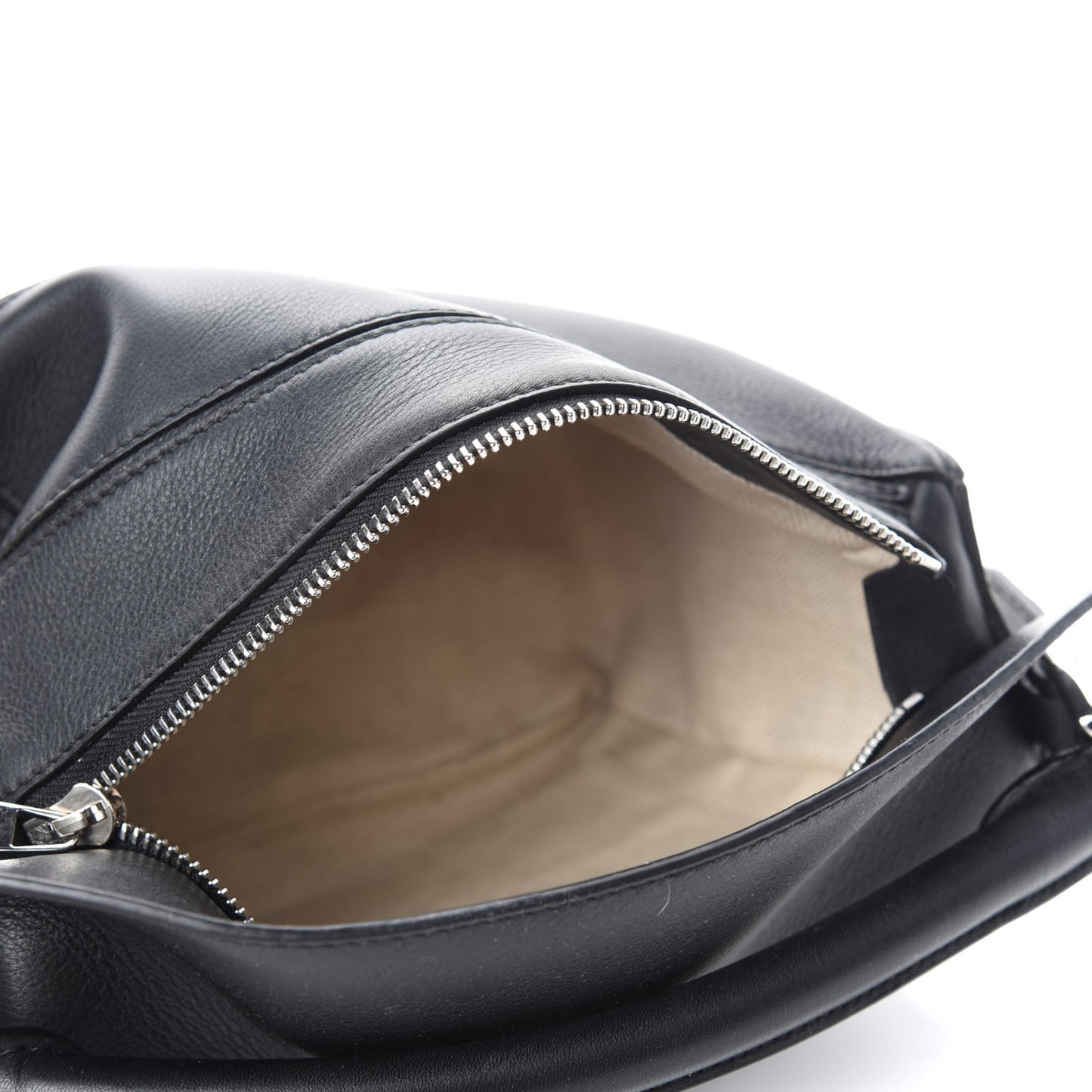 Calfskin Small Puzzle Bag Black