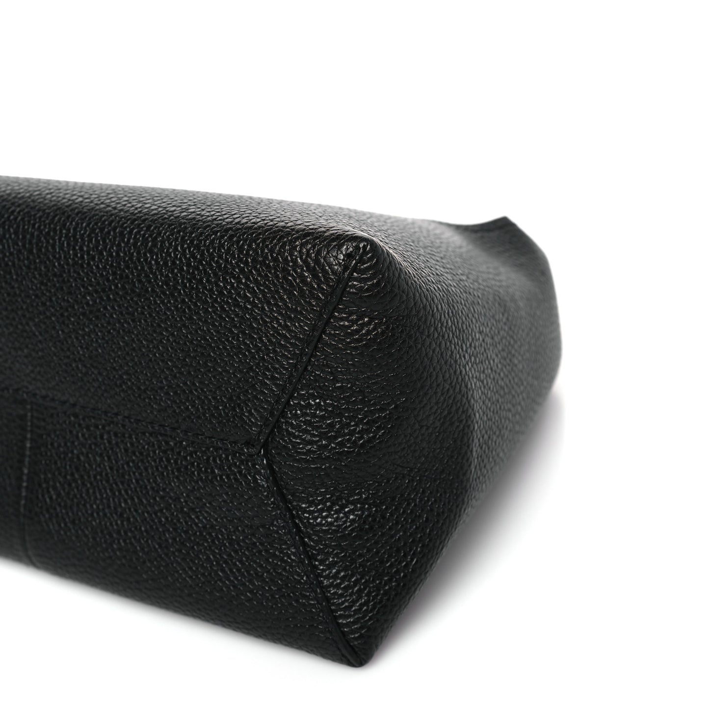 Grained Calfskin Mini The Sack Bag Black