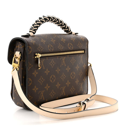 Louis Vuitton Monogram Braided Pochette Metis Creme Beige 3 of 14
