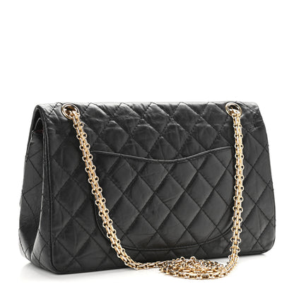Chanel Aged Calfskin Quilted 2.55 Reissue 226 Flap Black 3 of 10