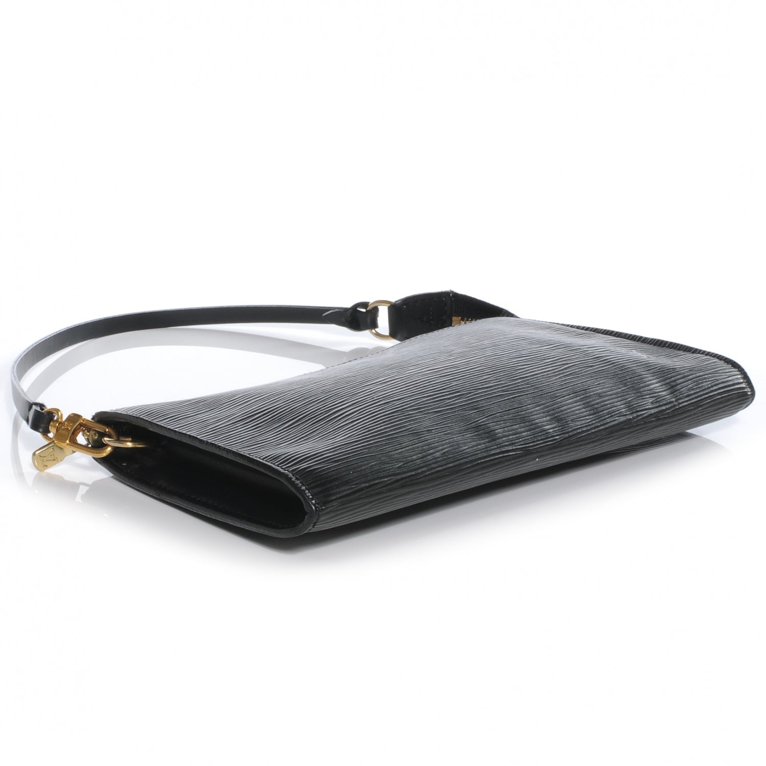 Louis Vuitton Epi Pochette Accessories 24 Black 4 of 7