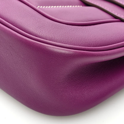 Hermes Veau Swift Mini Sac Berline Anemone Bleu Electrique 10 of 10