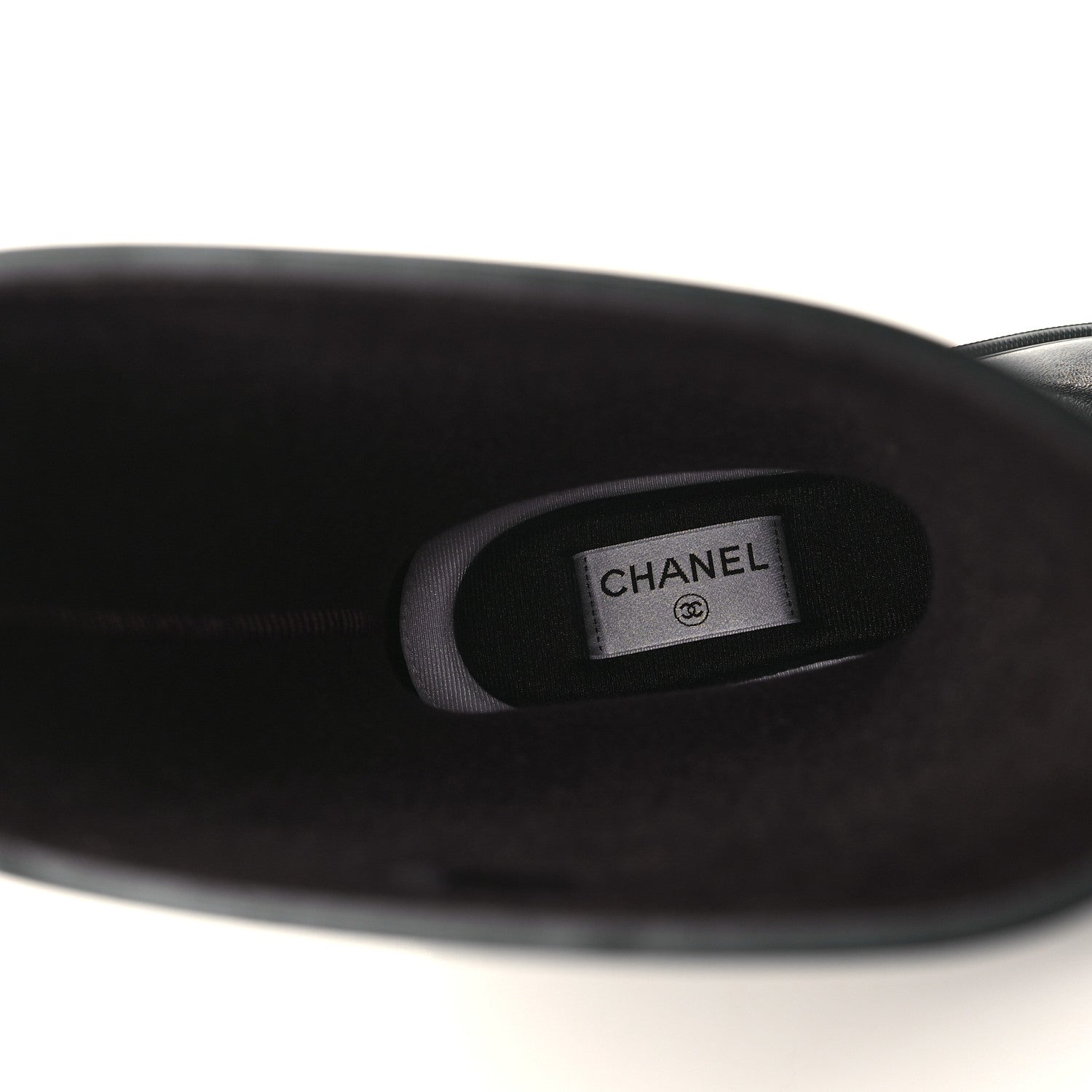Chanel Caoutchouk CC High Boots 39 Black 6 of 7