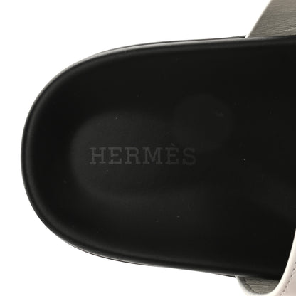 Hermes Calfskin Womens Chypre Sandals 36 White 7 of 8