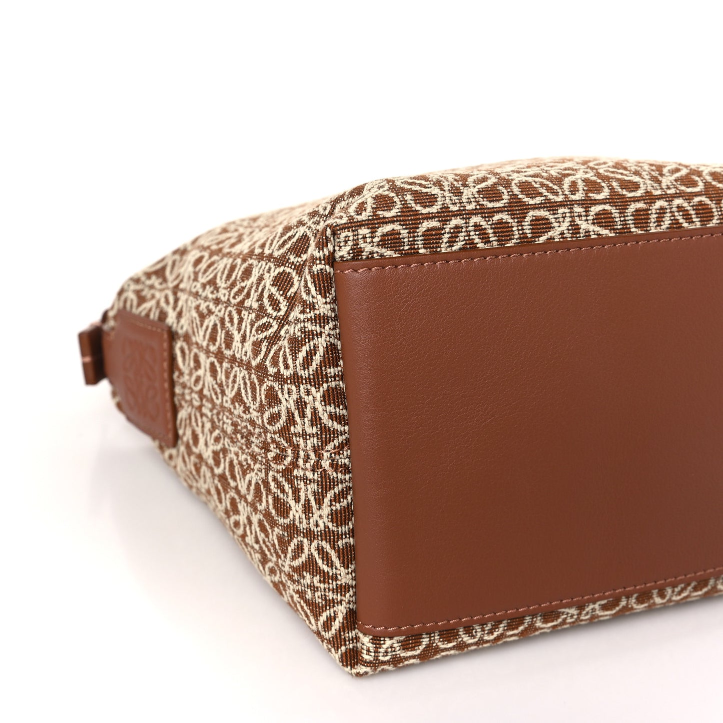 Jacquard Anagram Calfskin Small Cubi Bag Tan Pecan