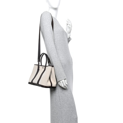 Hermes Buffle Skipper Toile Garden Party 30 TPM Marron Fonce 2 of 13