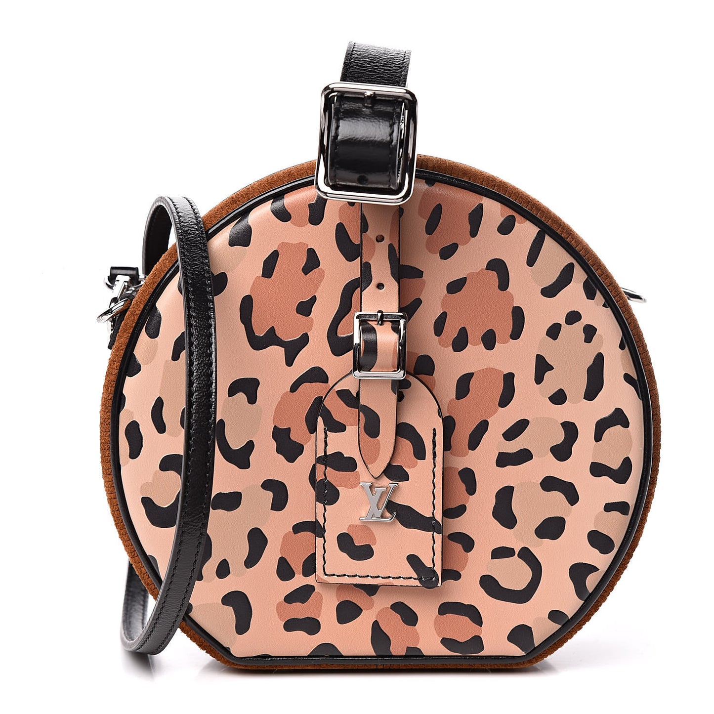 Reverse Monogram Leopard Petite Boite Chapeau