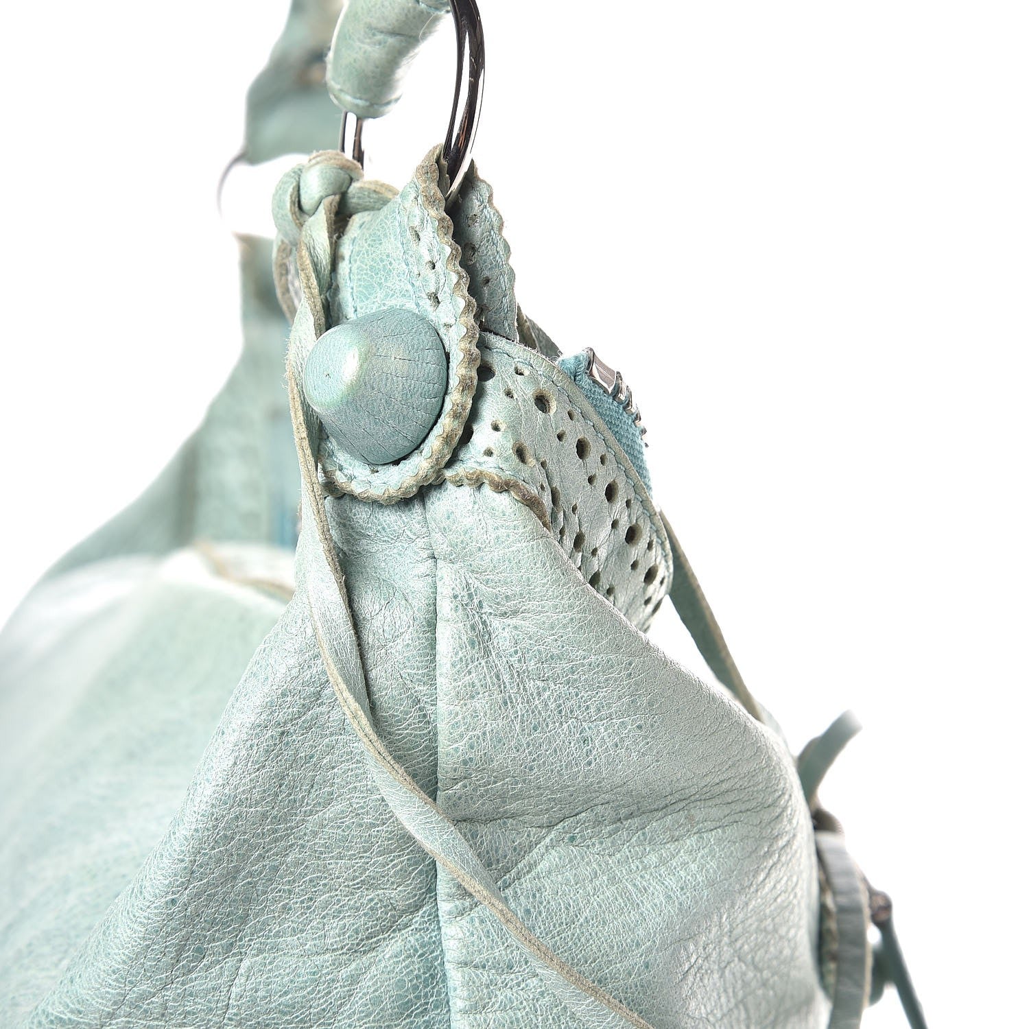 Balenciaga Agneau Giant Brogues Hardware Day Hobo Maldives 10 of 15