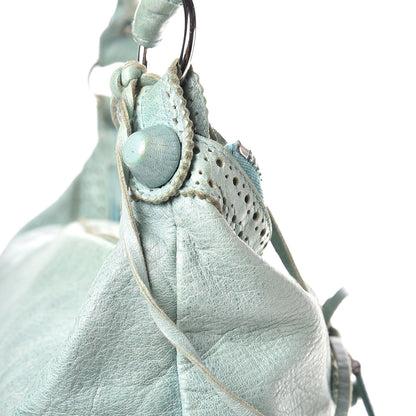 Balenciaga Agneau Giant Brogues Hardware Day Hobo Maldives 10 of 15