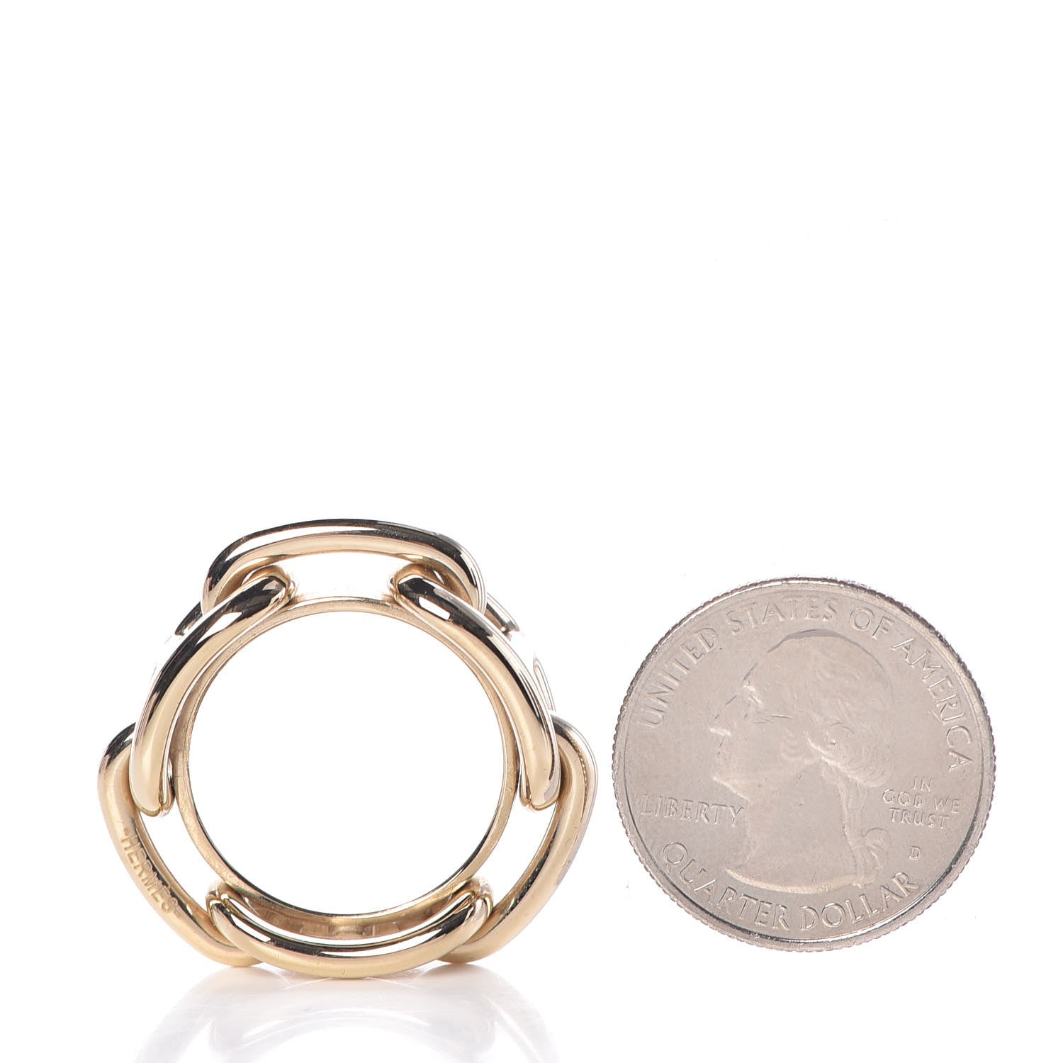 Hermes Permabrass Regate Scarf Ring 2 of 5
