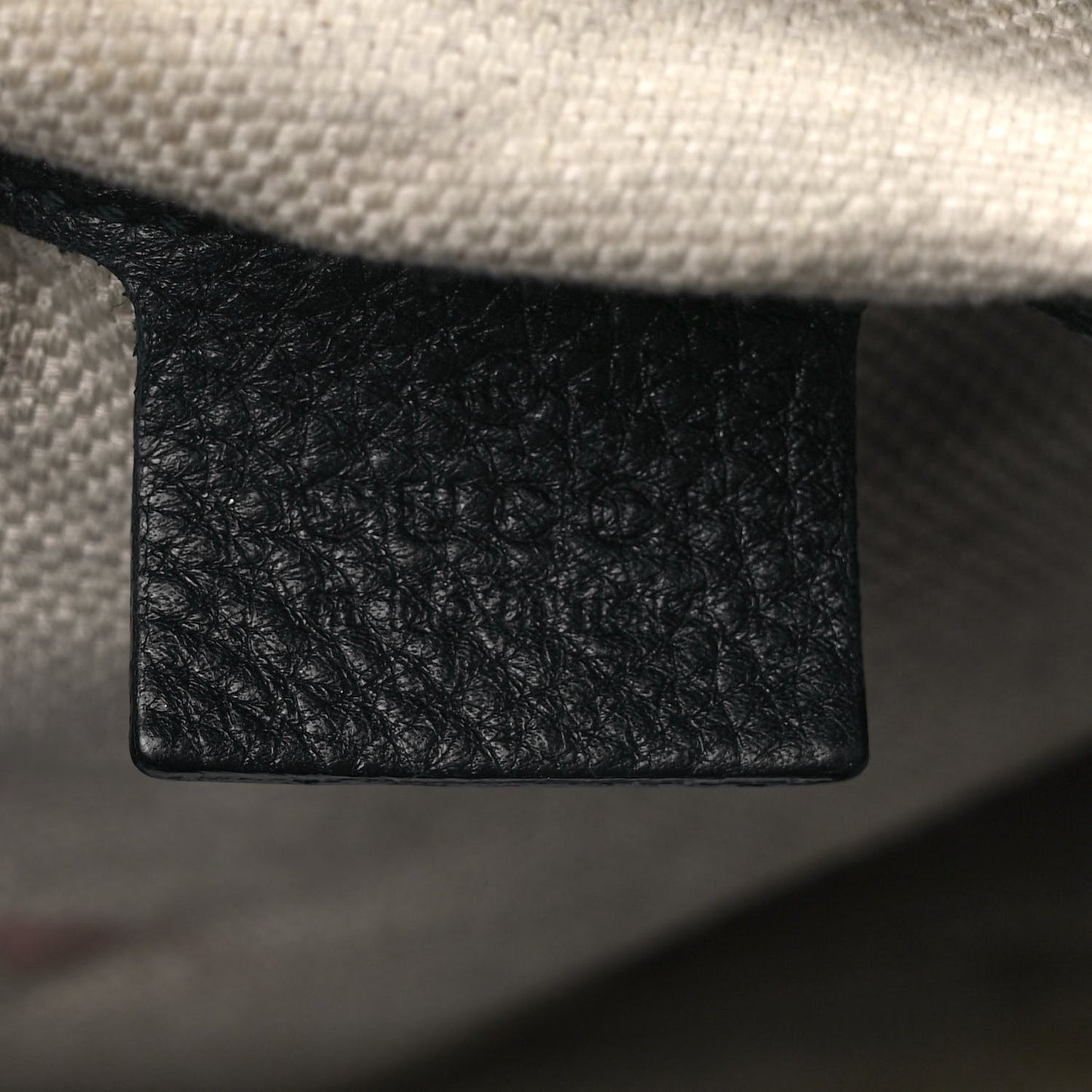 Pebbled Calfskin Soho Hobo Black