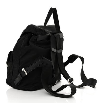 Prada Tessuto Nylon Saffiano Small Backpack Black 3 of 14