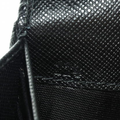 Prada Saffiano Continental Flap Wallet Nero Black 9 of 9