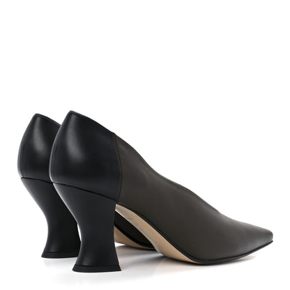 Bottega Veneta Nappa Almond Pumps 40.5 Kaki Black 4 of 8