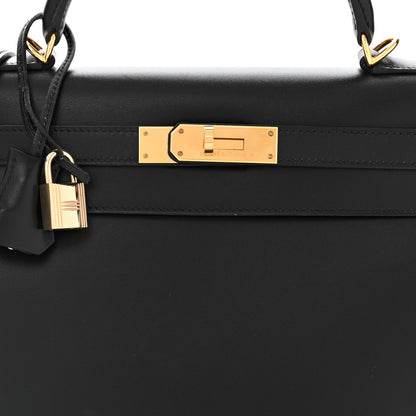 Hermes Box Kelly Sellier 28 Black 8 of 26