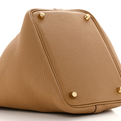 Hermes Taurillon Clemence Picotin Lock 18 PM Biscuit 9 of 11