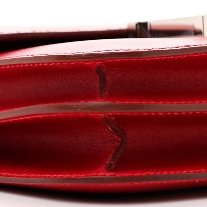 Hermes Tadelakt Constance 18 Rouge Vif 10 of 13