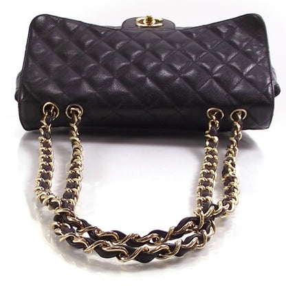 Chanel Caviar Jumbo Double Flap Black 7 of 13