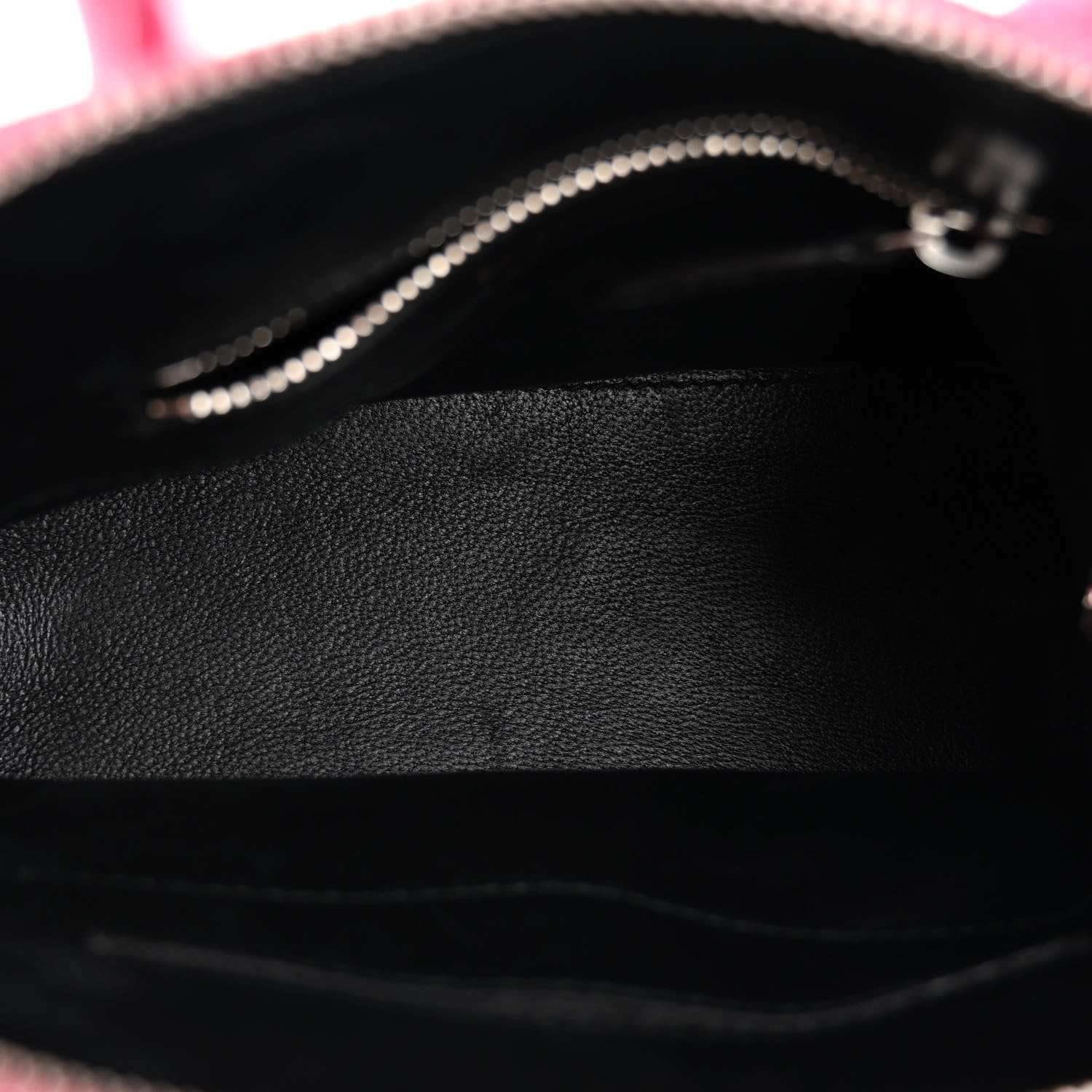 Balenciaga Signature Grained Calfskin Logo XXS Ville Top Handle Bag Rose Bubblegum Black 5 of 10