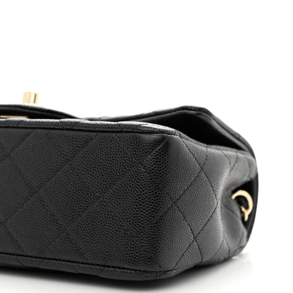 Chanel Caviar Quilted Mini Rectangular Flap Black 10 of 11