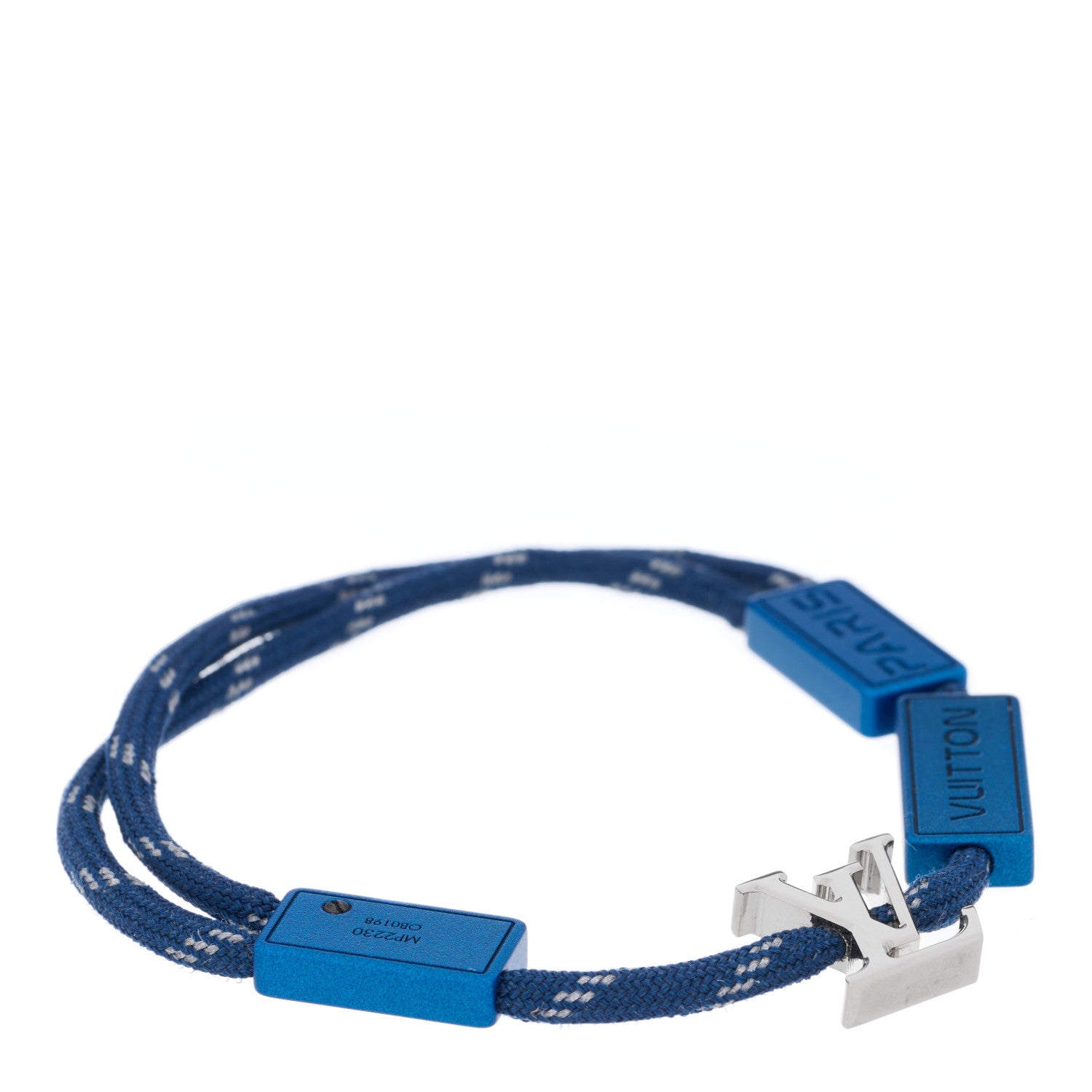 Louis Vuitton Nylon LV Satellite Bracelet Blue 1 of 3