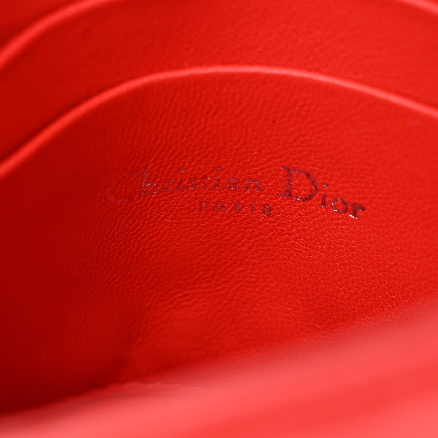 Christian Dior Lambskin Miss Dior Promenade Pouch Red 6 of 13