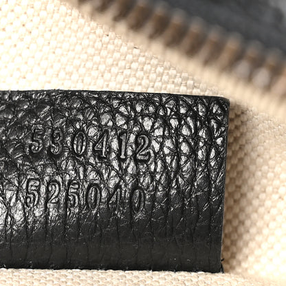 Gucci Grained Calfskin Logo Belt Bag Black 7 of 10