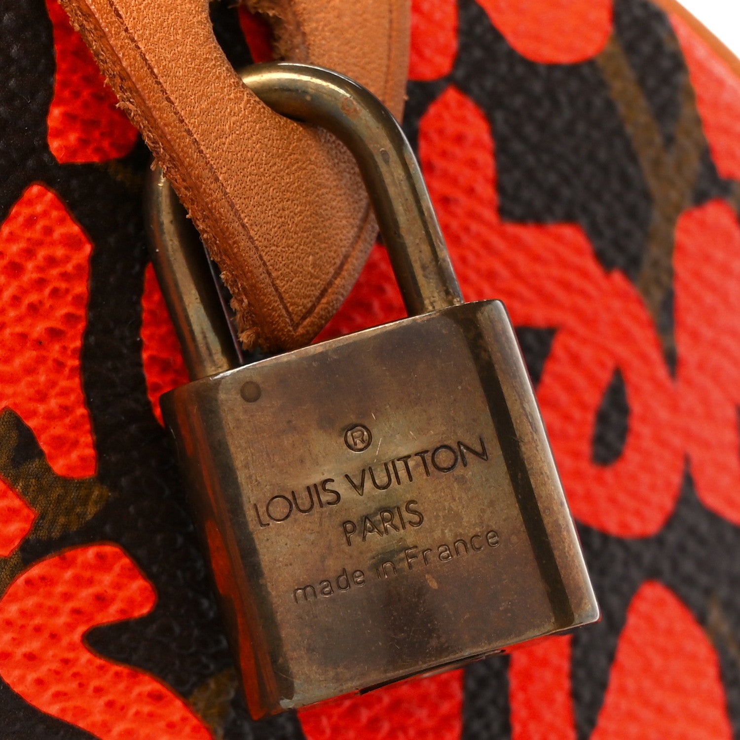 Louis Vuitton Monogram Graffiti Speedy 30 Orange 8 of 11